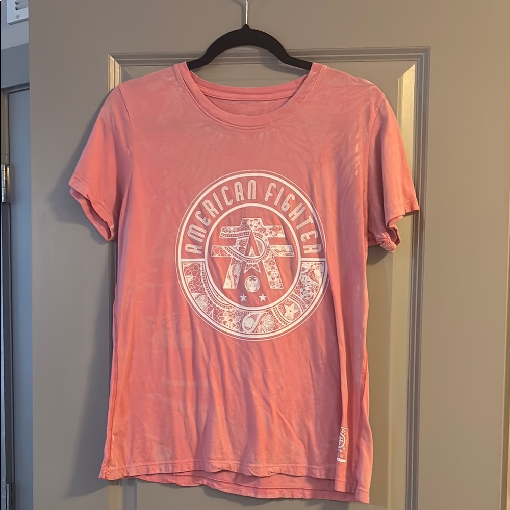 American Fighter Pink Graphic T-Shirt